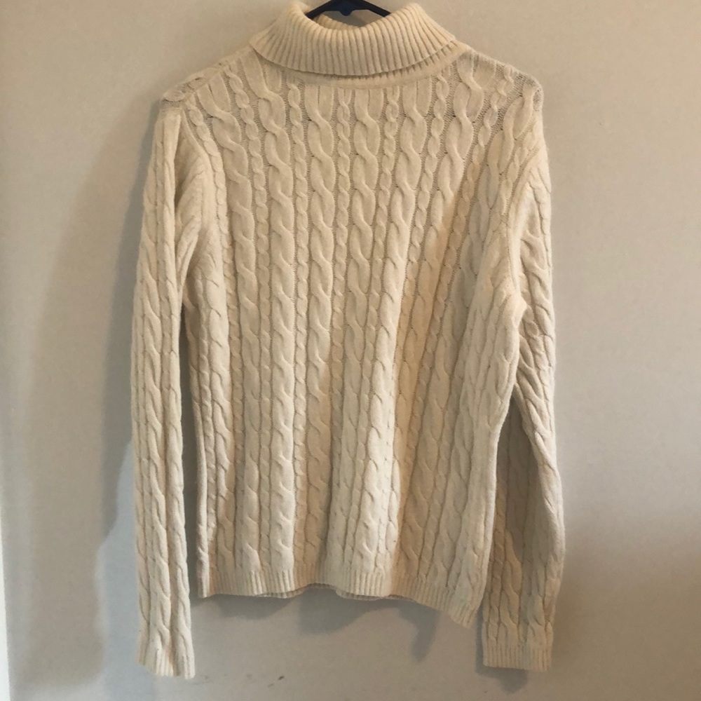 White Talbots long sleeve turtleneck